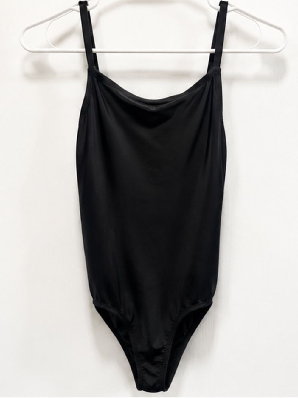 Kona Sol Black One Piece Swimsuit Size Medium Adjustable Strap Bathing Suit